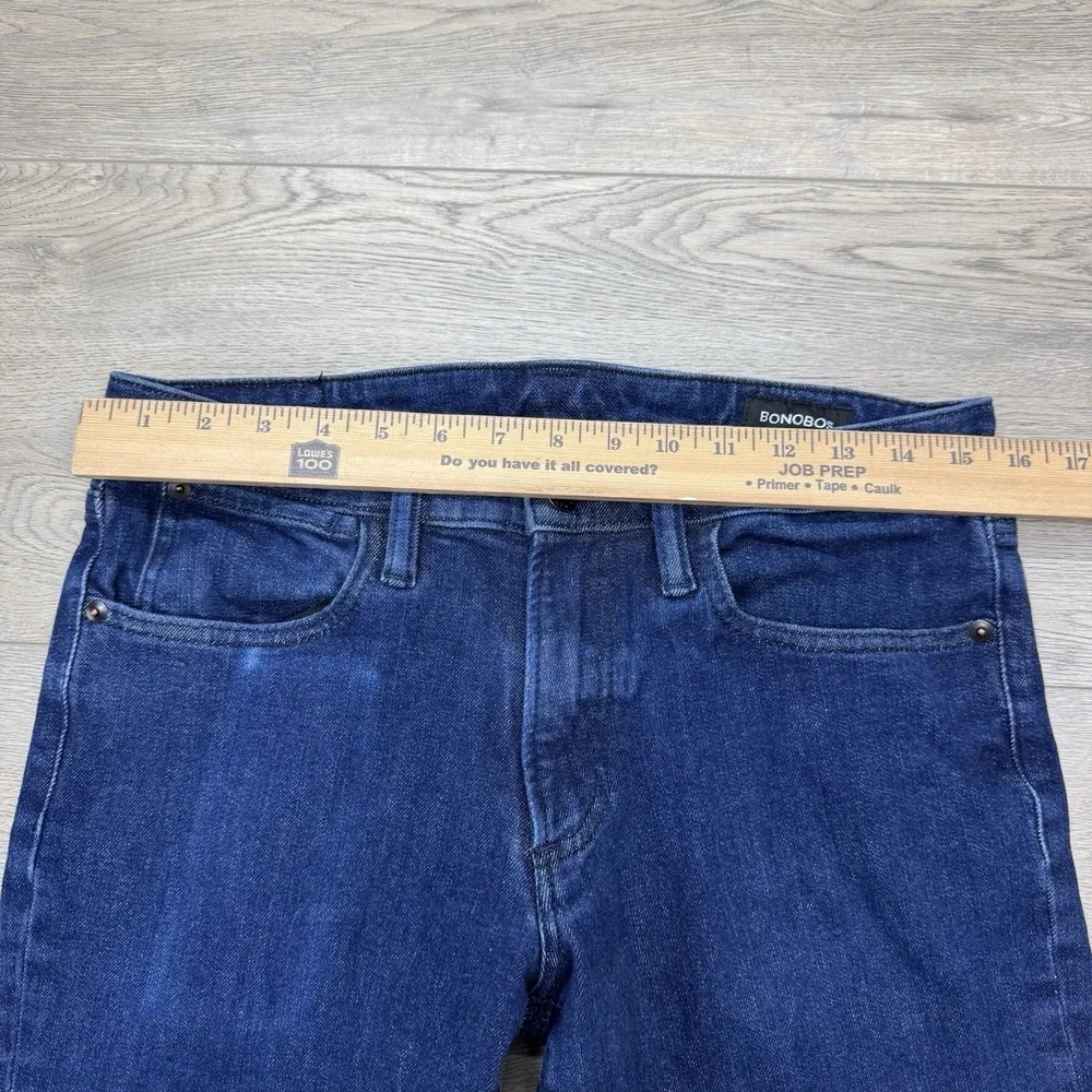 Bonobos Dark Wash Slim Fit Blue Jeans Denim Men's Sz‎ 31x32 Casual Prep Office